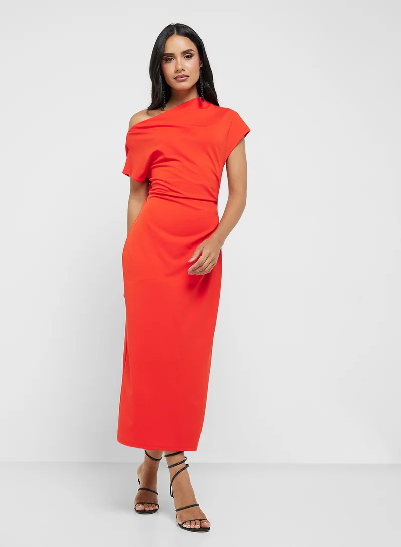 French Connection Asymmetric Fitted Dress