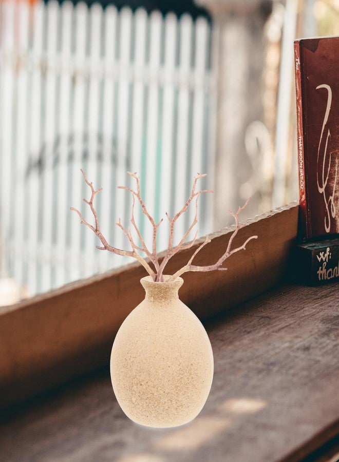 HOMSFOU 12pcs Artificial Antler Shaped Tree Branches Light Brown Plastic Twigs for DIY Crafts Floral Arrangements Headband Decorations Wedding Decor - Image 4