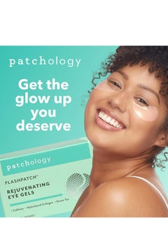 Patchology Patchology Rejuvenating Under Eye Gels - Hydrating Eye Mask w/Caffeine, Hydrolyzed Collagen & Centella Asiatica- Under Eye Patches For Dark Circles - Minimize Puffiness & Wrinkle Reducer - 30 ​Pairs  - Image 2