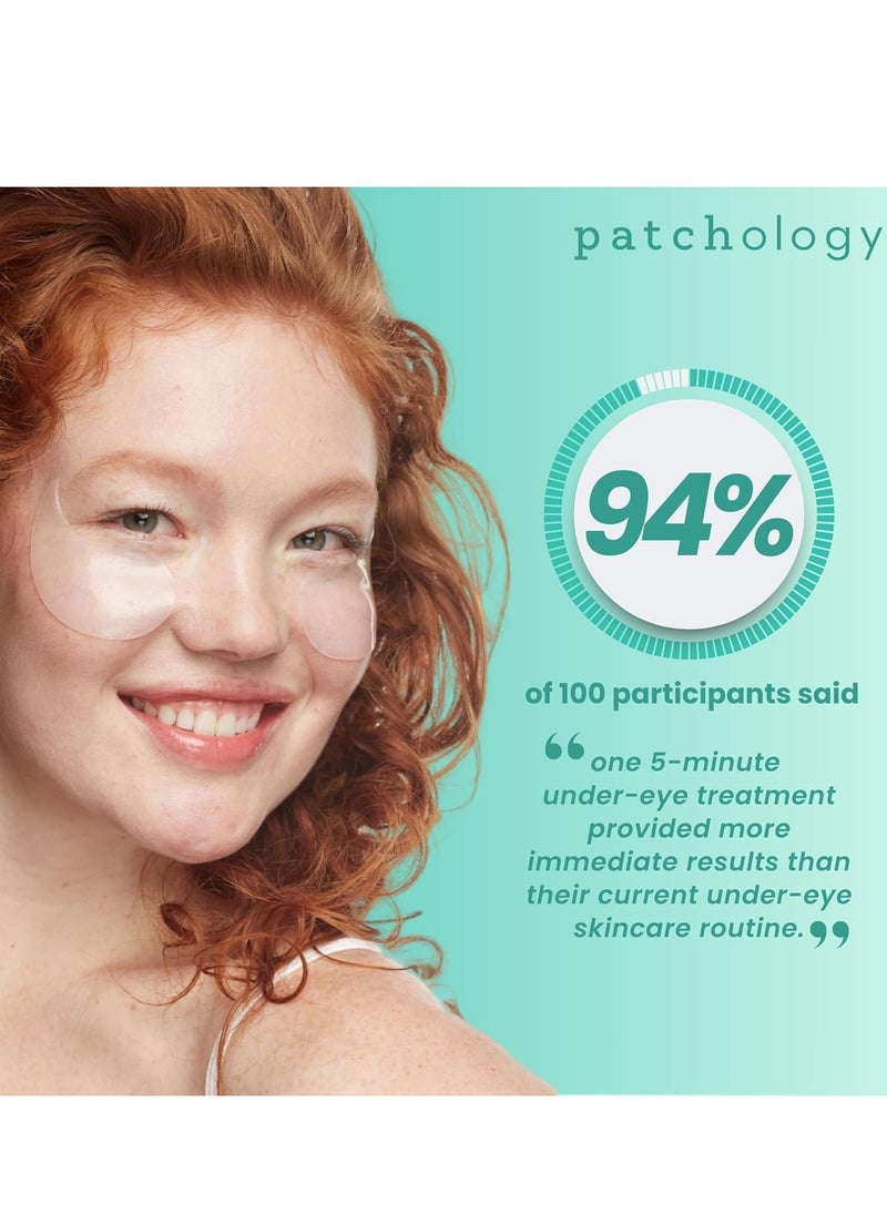 Patchology Patchology Rejuvenating Under Eye Gels - Hydrating Eye Mask w/Caffeine, Hydrolyzed Collagen & Centella Asiatica- Under Eye Patches For Dark Circles - Minimize Puffiness & Wrinkle Reducer - 30 ​Pairs  - Image 3