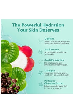 Patchology Patchology Rejuvenating Under Eye Gels - Hydrating Eye Mask w/Caffeine, Hydrolyzed Collagen & Centella Asiatica- Under Eye Patches For Dark Circles - Minimize Puffiness & Wrinkle Reducer - 30 ​Pairs  - Image 4