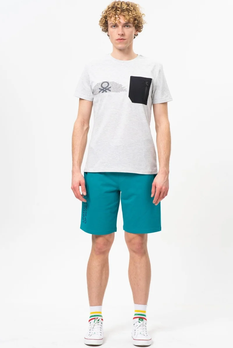 بينيتون Men's T-Shirt BNT-M20436 BNT-M20436011