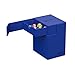 Ultimate Guard FlipnTray 133 Deck Case for 133 DoubleSleeved TCG Cards Dice Tray Blue Independent Magnetic Closure Microfiber Inner Lining - Image 4