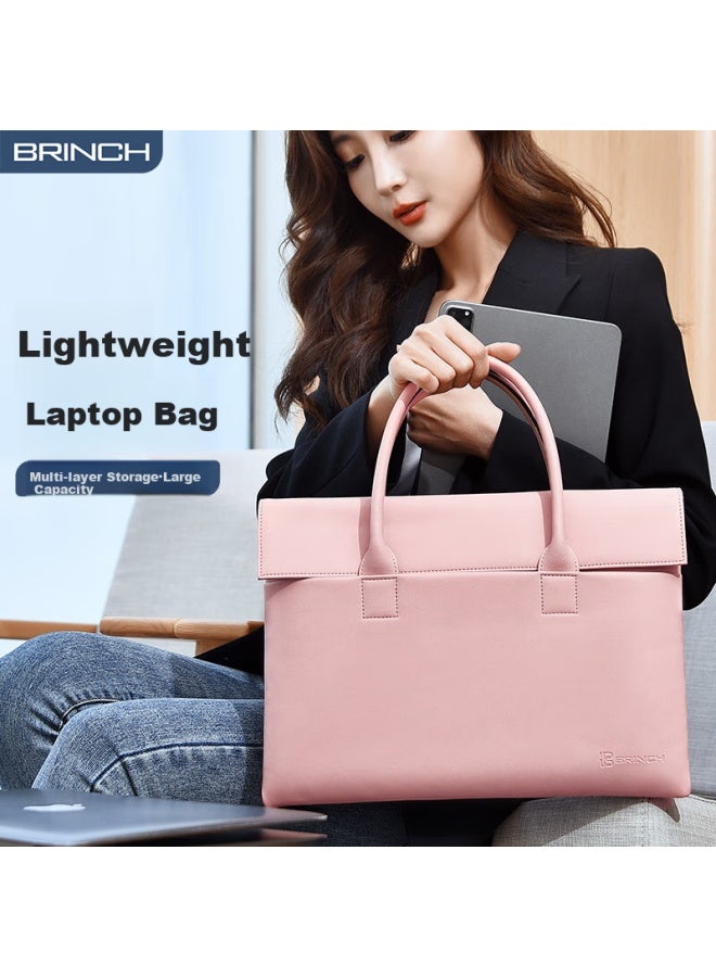 Brinch 14/15 Inch Women's Laptop Bag, Portable Commuter Business Bag For Apple, Huawei Laptops - Image 1