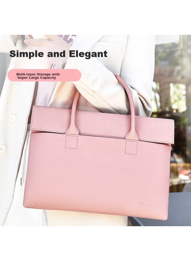 Brinch 14/15 Inch Women's Laptop Bag, Portable Commuter Business Bag For Apple, Huawei Laptops - Image 2
