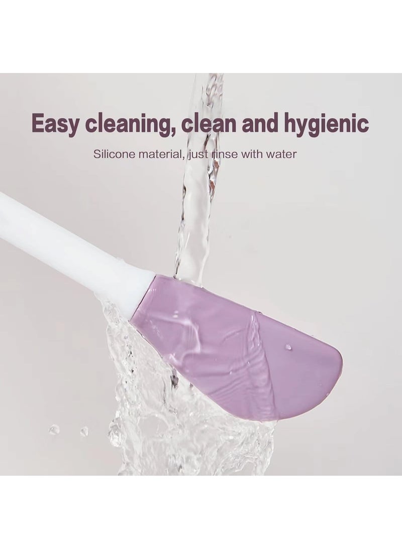 Houvida Silicone Face Mask Applicator, Facial Mask Brushes for Mud, Charcoal, Clay Mixed Mask, Soft Makeup Beauty Brush Tools for Apply Cream, Lotion (2 Packs) - Image 5