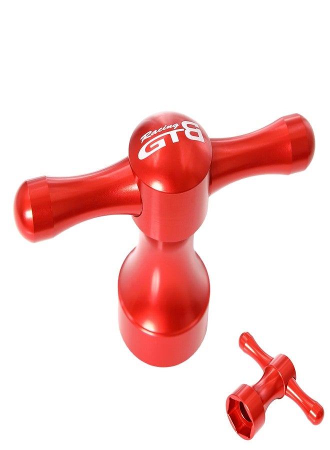GTBRacing 24mm Wheel Hexagon Screwdriver Hex Wrench for 1/5 RC Car HPI Baja LOSI 5ive T DBXL Tool (Red) - Image 2