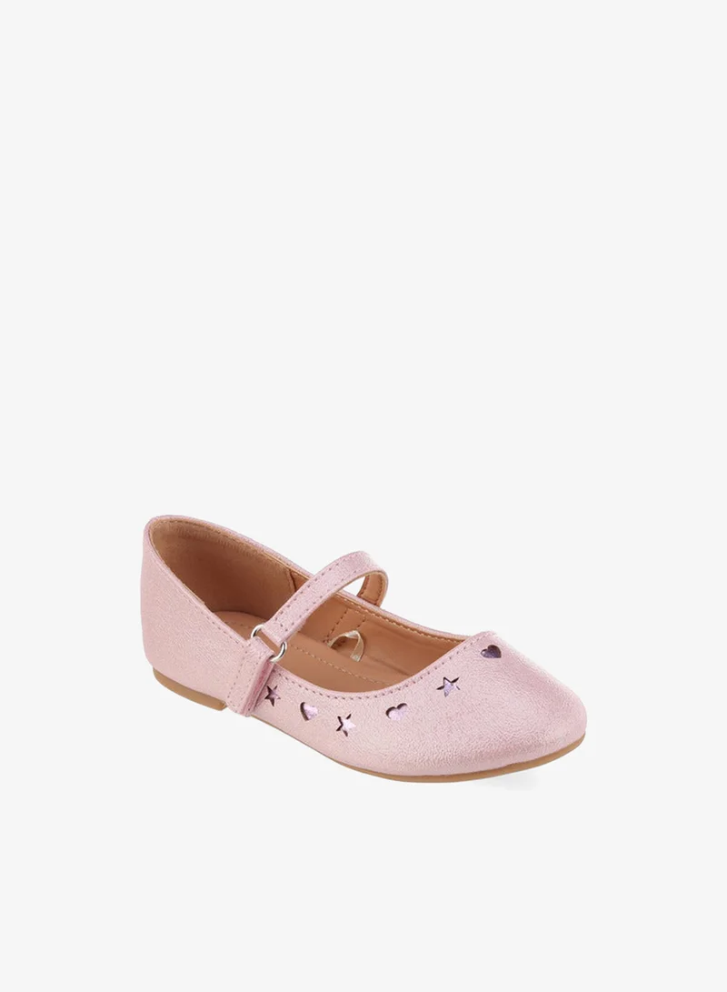 Flora Bella By Shoexpress Flora Bella Girls Cutout Detail Hook & Loop Mary Jane Shoes