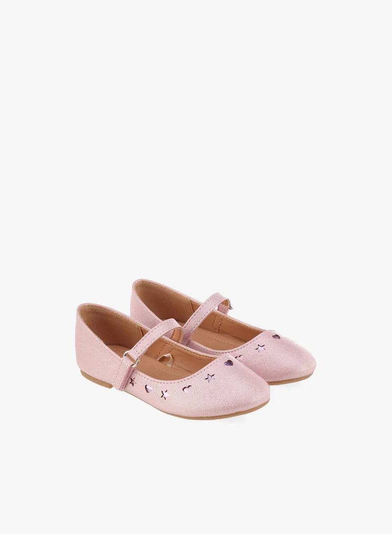 Flora Bella By Shoexpress Flora Bella Girls Cutout Detail Hook & Loop Mary Jane Shoes