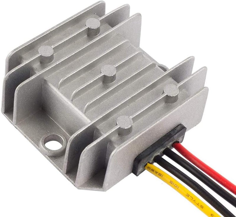 MGGi محول ومنظم جهد من نوع DC/DC لتخفيض الجهد من 12V/24V إلى 6V بقدرة 10A وطاقة 60W، مكون إمداد الطاقة، محول نوع “باك”， مقاوم للماء، يُستخدم في عربات الجولف، الرافعات، السيارات. - Image 3