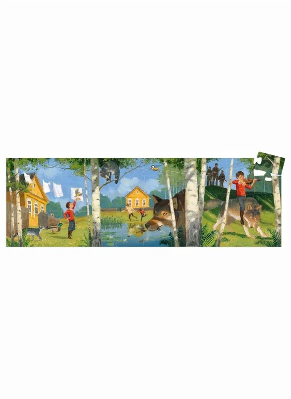 دجيكو Silhouette Puzzle - Peter And The Wolf 50 pcs