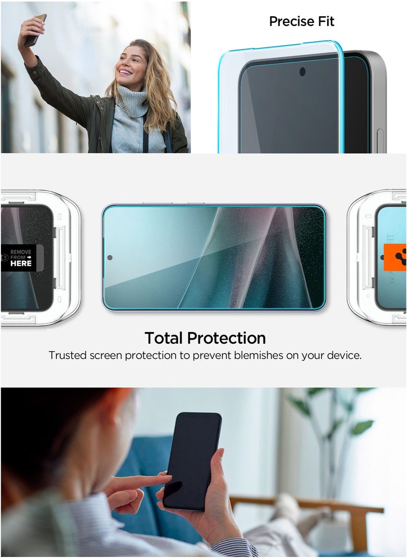 GLAStR EZ Fit PRO HD for Samsung Galaxy S25 EDGE Tempered Glass Screen Protector [1 PACK] with Easy Install Tray - Case Friendly