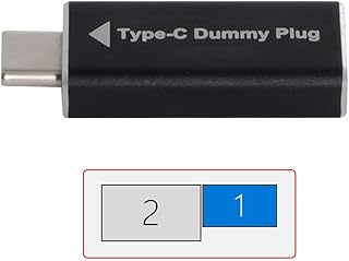 cablecc CY Virtual Display Adapter USB-C Type-C DDC EDID Dummy Plug Headless Ghost Display Emulator 1920x1080p@60Hz - Image 1