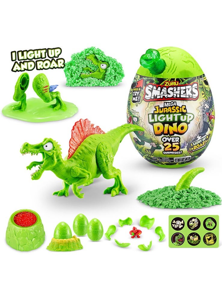 ZURU - Smashers Mega Jurassic Light-Up Egg Playset Assorted - Image 1