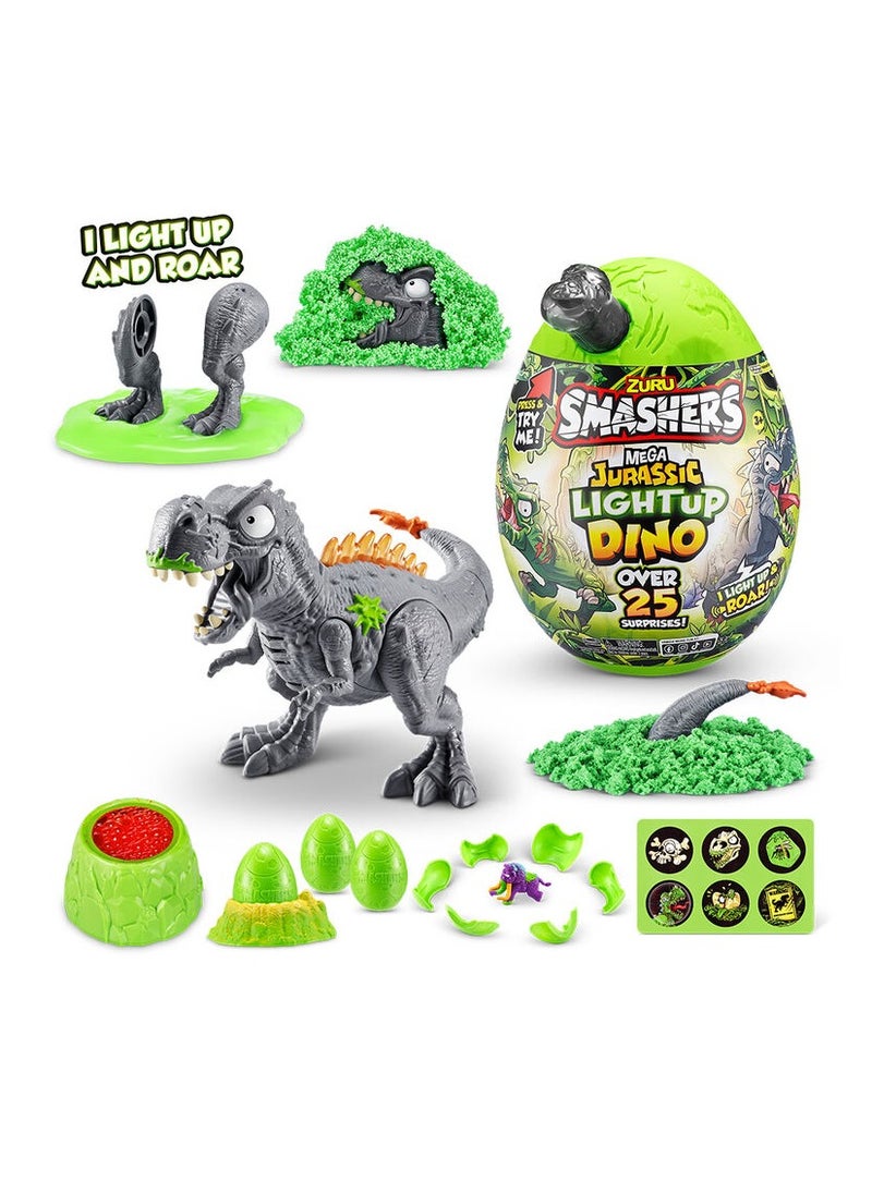ZURU - Smashers Mega Jurassic Light-Up Egg Playset Assorted - Image 1