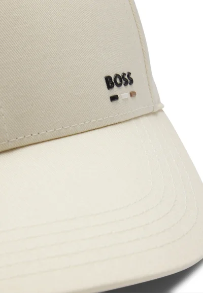بوس Cotton-twill cap with logo trim