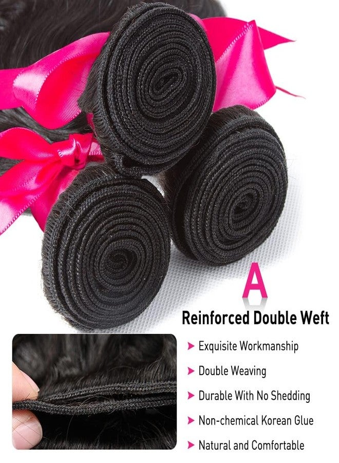 Flady Body Wave 3 Bundles Human Hair 22 24 26 Inch 100% Unprocessed 12A Human Hair Bundles Body Wave 3 Bundles Human Hair Weave Body Wave Human Hair Extensions Natural Color - Image 2