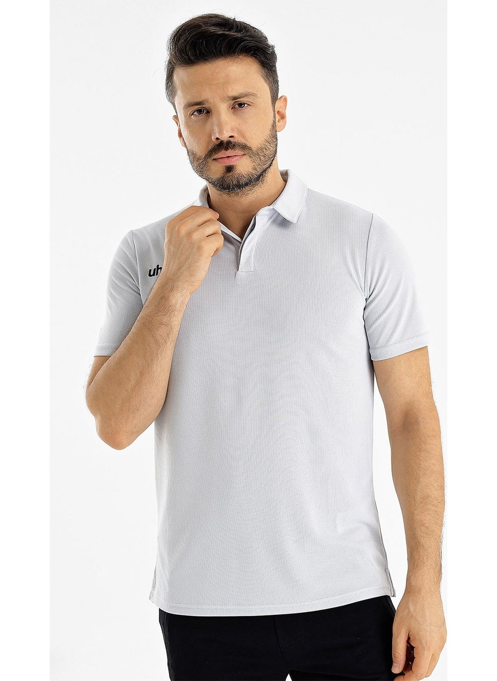 UHLSPORT Men's Polo T-Shirt Essential  - Image 4