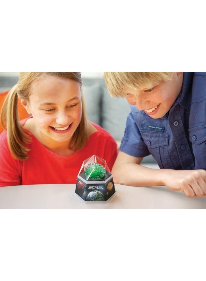 4M Crystal Imaginations Blue Crystal Grow Kit – Grow One Large Blue Crystal with Seed Mix Choices, Clear Display Dome & Mixing Tools – Educational Geology Experiment for Kids Ages 10+ | 00-03930/EU - Image 3