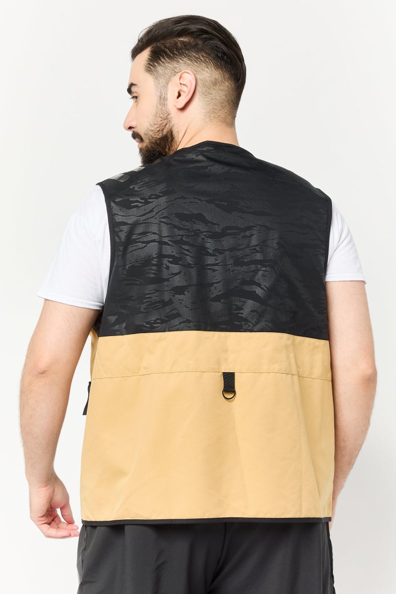 Adidas Men Sportswear Fit Sleeveless Outdoor Vest, Multicolor  - Image 4