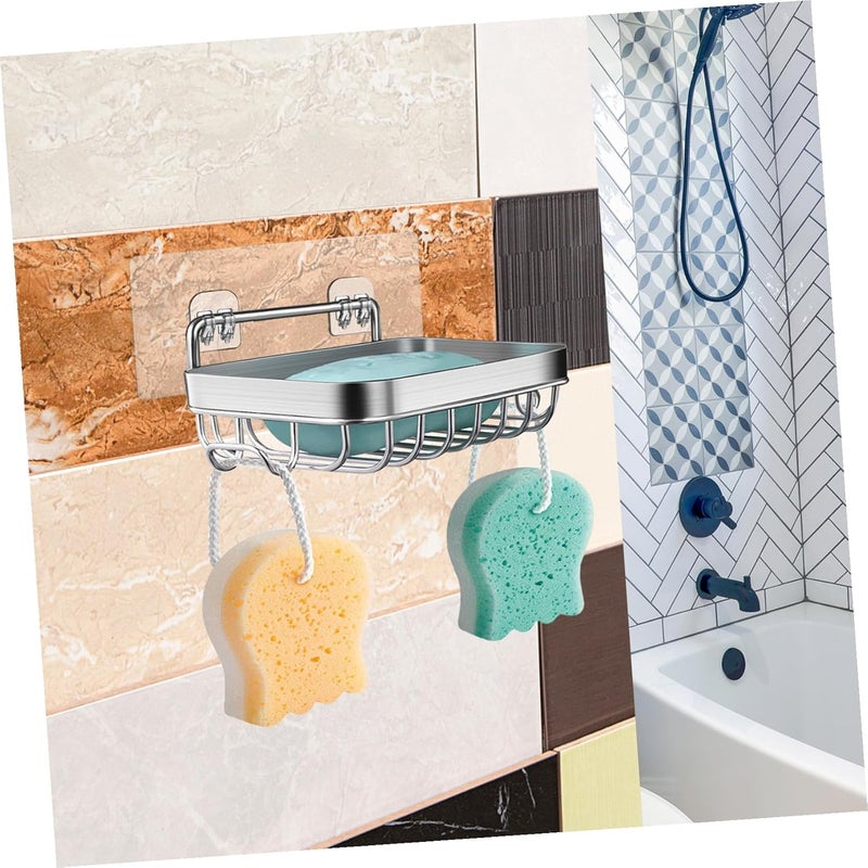 10 Pcs Seamless Adhesive Wall Hooks 7x16cm Strong Self-Adhesive Shelf Hooks for Bathroom Kitchen Toilet Storage and Organization - Image 4