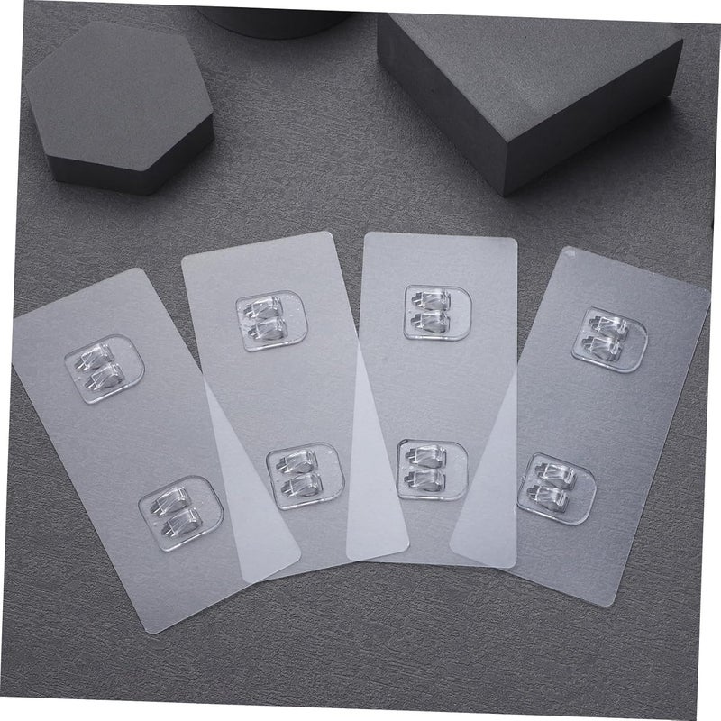 10 Pcs Seamless Adhesive Wall Hooks 7x16cm Strong Self-Adhesive Shelf Hooks for Bathroom Kitchen Toilet Storage and Organization - Image 5