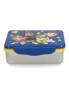 STOR Stainless Steel Rectangular Paw Patrol Theme Lunch Box Multicolor 193 ml  - Image 1