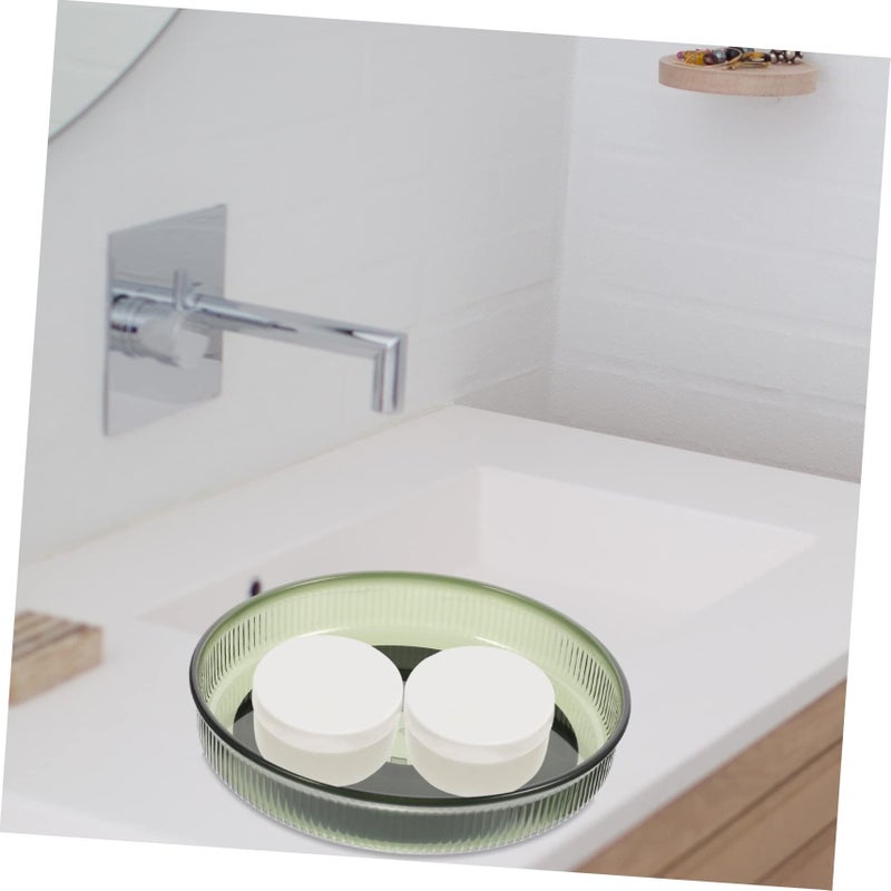 Green 360 Degree Rotating Storage Tray For Spice Jars Kitchen - Image 3