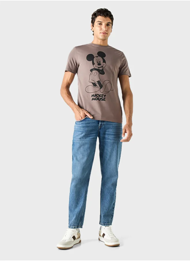 SP Characters Printed Crew Neck T-Shirt