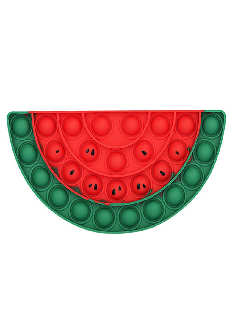 Pop It Bubble Shooter Game Assorted Shapes 3 Pieces Watermelon, Car and Pen Shapes