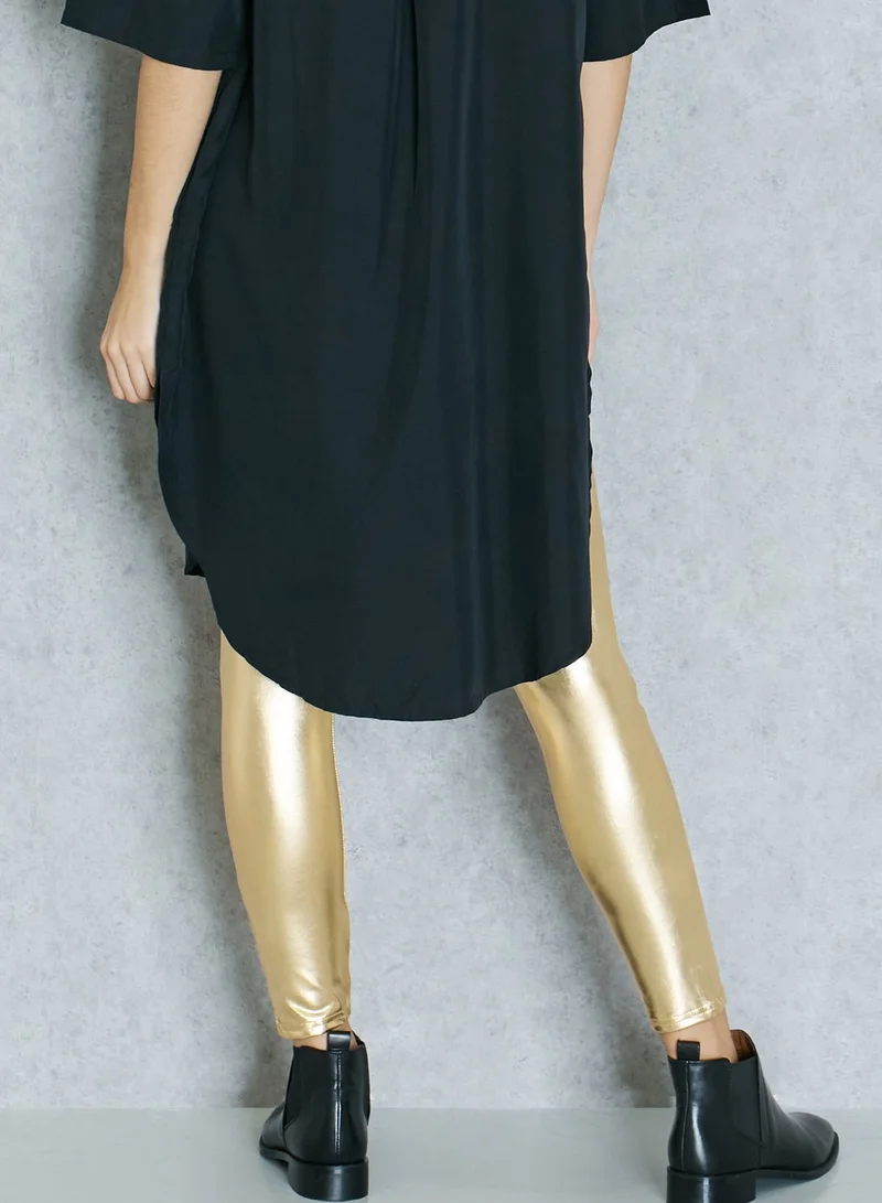 Ruby Q Metallic Leggings