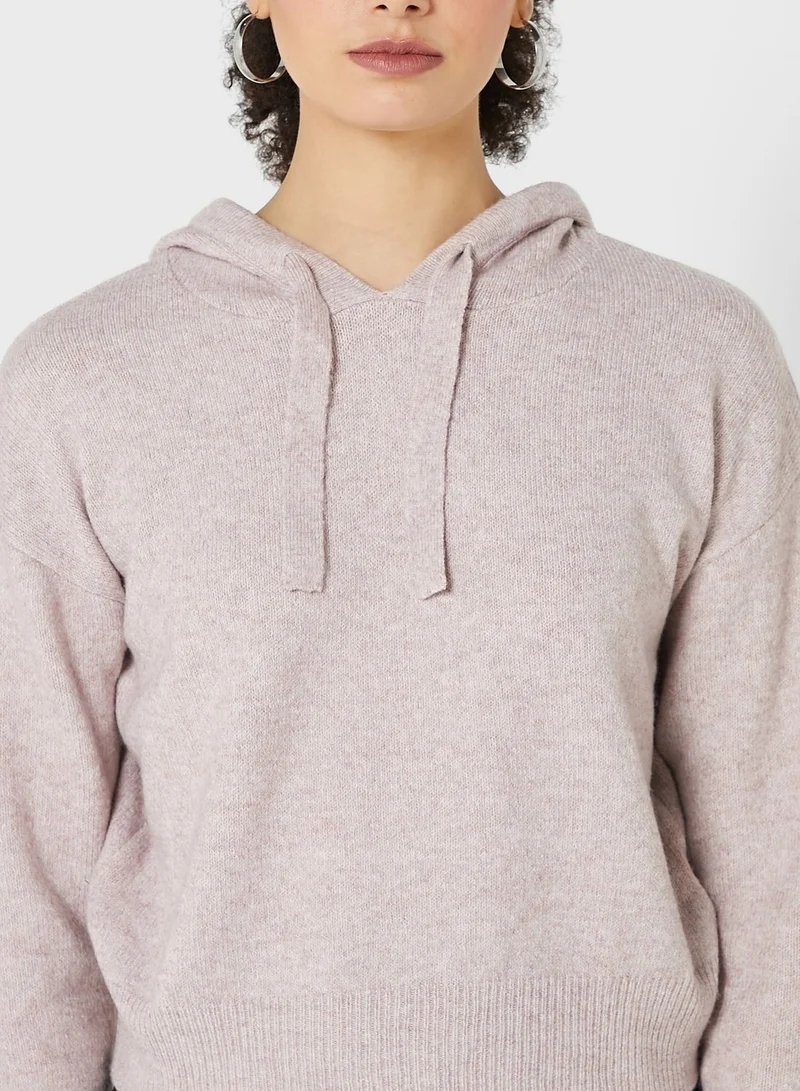 Jacqueline de Yong Knitted Hoodie