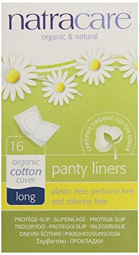 Natracare Natural Organic Panty Liners, Long, Made with Certified Organic Cotton, Ecologically Certified Cellulose Pulp and Plant Starch (1 Pack, 16 Liners Total) - Image 2