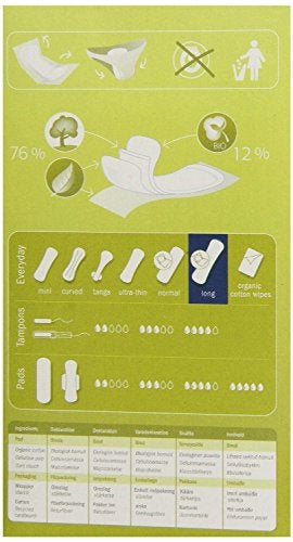 Natracare Natural Organic Panty Liners, Long, Made with Certified Organic Cotton, Ecologically Certified Cellulose Pulp and Plant Starch (1 Pack, 16 Liners Total) - Image 3