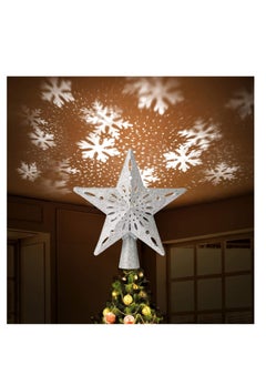 2024Christmas Halloween Projector LED Lights, 16 Slides LED Projector Lamp Double Projection Light Waterproof Outdoor Water Wave Projector Light with Remote Control for Party, Birthday (1)