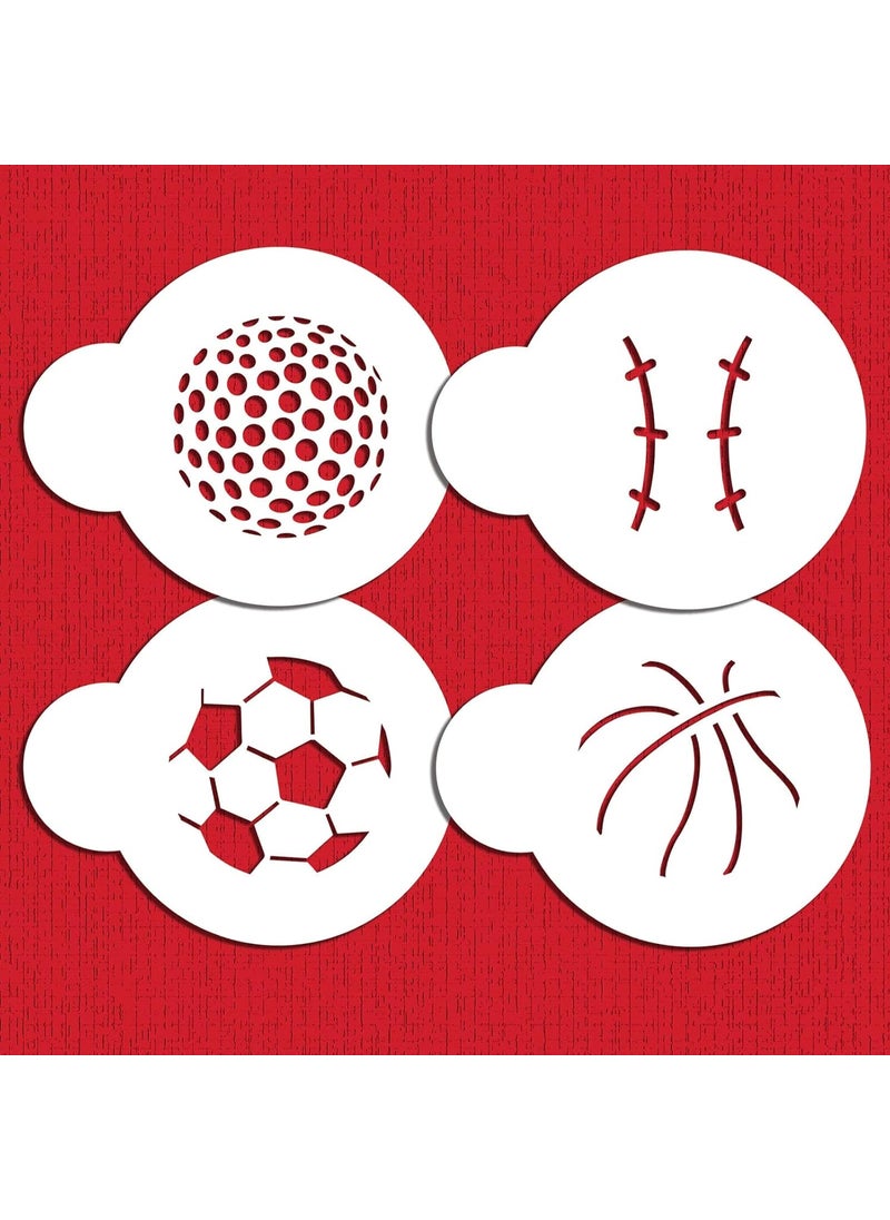 Designer Stencils - Small Sports Ball Candy Stencils by Designer Stencils - Image 1