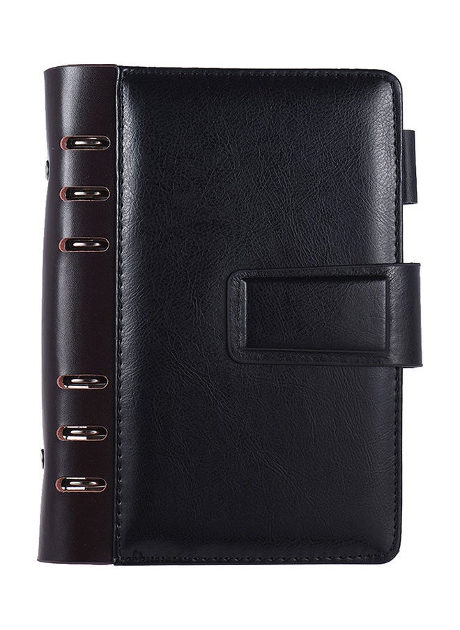 NIBEMINENT - A6 Spiral Notebook Black - Image 1