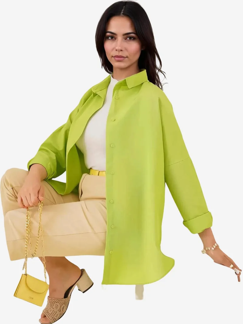 BIG DART BDART Relaxed Fit Poplin Shirt with Button Closure