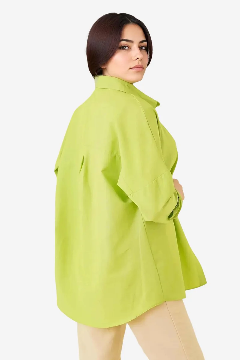 Big Dart BDART Relaxed Fit Poplin Shirt with Button Closure