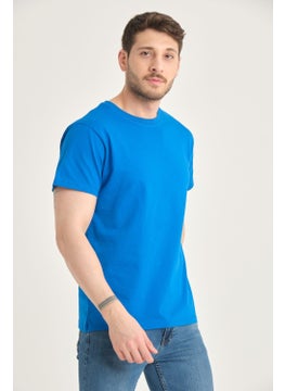 Four Man 2 Pieces Men's 100% Cotton Standard Pattern Non-Wrinkle Plain Color Basic T-Shirt  - Image 4