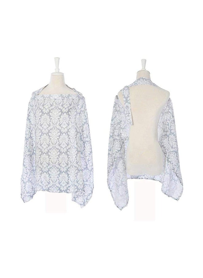 High-quality 100% Cotton Nursing Breastfeeding Cover With Two Adjustable Straps - Image 2
