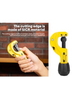 Malfah Enterprises Malfah Pipe Cutter 32mm Metal Cutting Capacity 5262hrc Ratchet Tube Cutters Pvc Aluminum Iron Stainless Steel Shear Cutter With Hobbing Circular Blades Copper Aluminum Cutting Hand Tools DL2504MFN  - Image 3