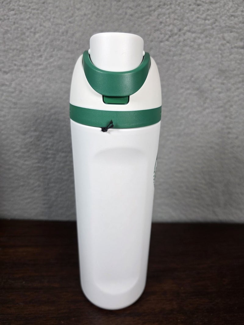 Starbucks NWT Starbucks x Owala FreeSip 24 oz Stainless Steel Water Bottle White Green - Image 2