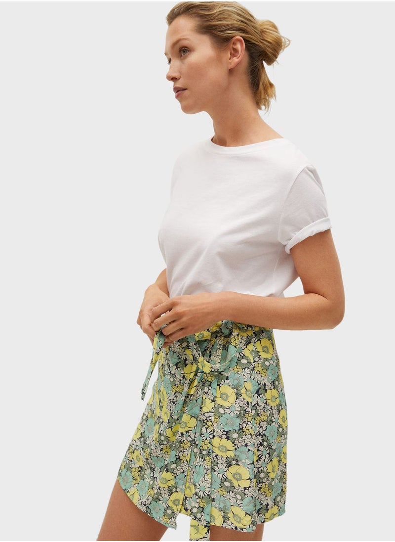 MANGO - Wrap High Waist Skirt - Image 1