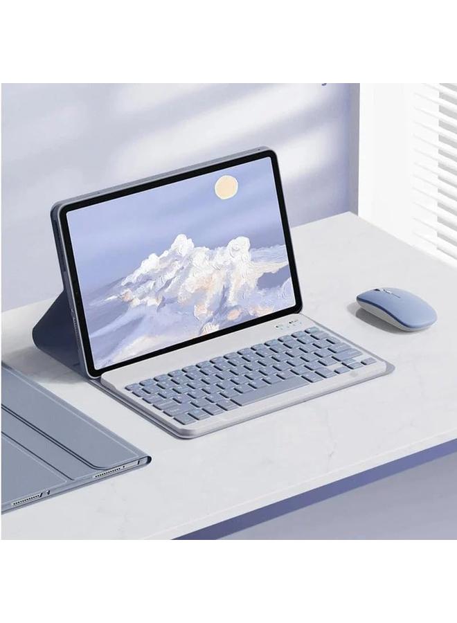 erorex Backlit Keyboard Case Compatible With Lenovo Tab P12 12.7 Smart Soft Case With Detachable Backlit Wireless Bluetooth Keyboard Cover For Lenovo Tab P12 Purple - Image 4