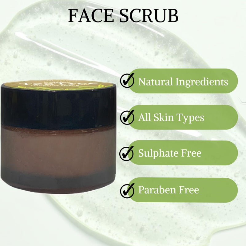 Nyassa Tea Tree Face and Body Scrub 35gm - Image 5