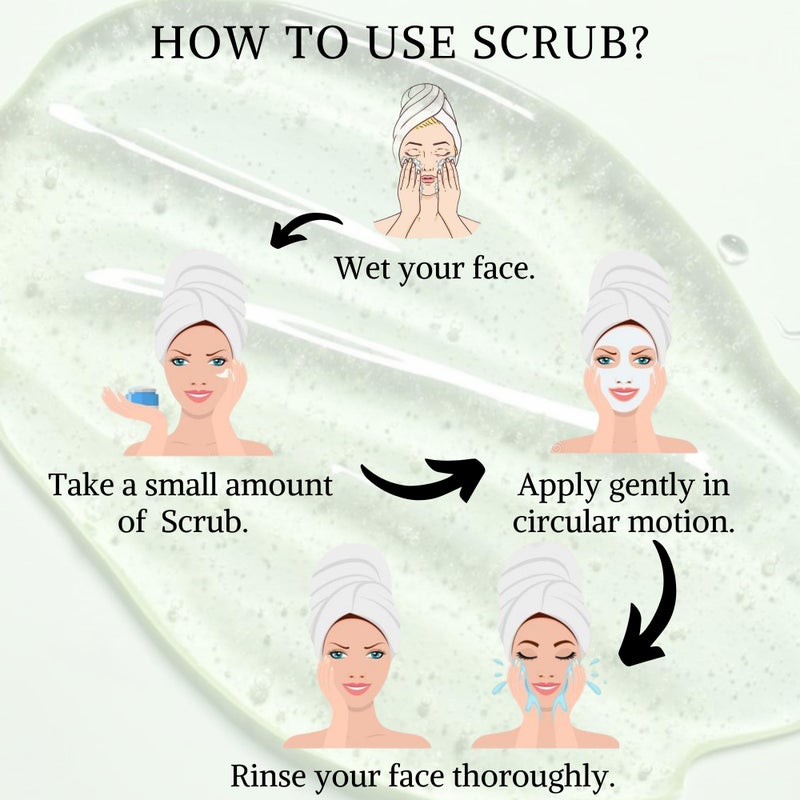 Nyassa Tea Tree Face and Body Scrub 35gm - Image 4