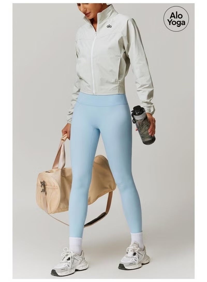 Alo Yoga Women's Sports Jacket Coat, Windproof Sun Protection Ultra Thin Lightweight Outdoor Yoga Fitness Outerwear - Image 2