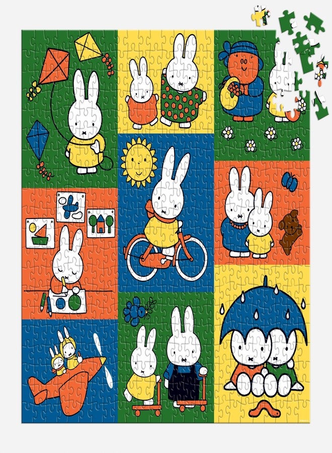 Galison Miffy and Friends - 500 Piece Jigsaw Puzzle Featuring Cute Artwork of Miffy and Friends - Image 5