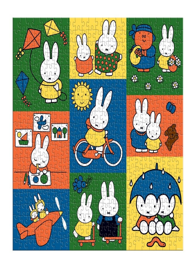 Galison Miffy and Friends - 500 Piece Jigsaw Puzzle Featuring Cute Artwork of Miffy and Friends - Image 2